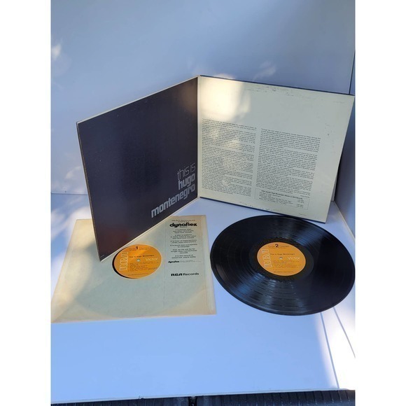 This is Hugo Montenegro, RCA, 1971 Vinyl 2 Records, Movie, TV Theme Music - Picture 3 of 7